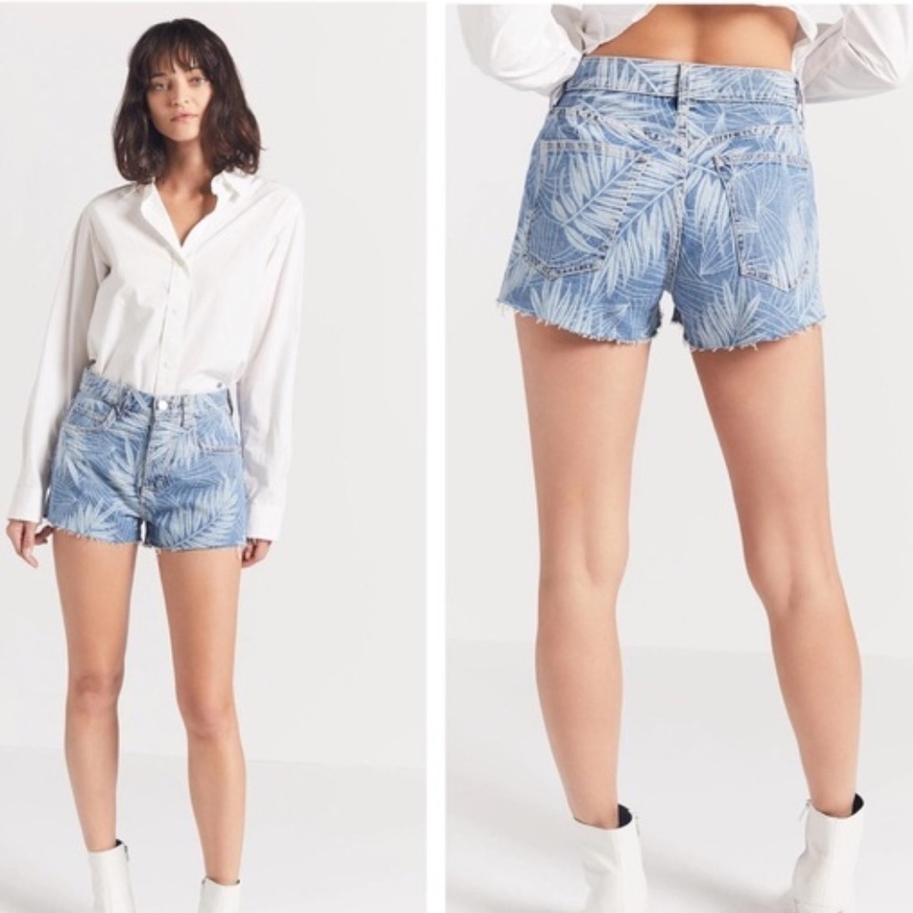 Current Elliott The Ultra High Waisted Shorts Wily Palm